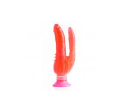 Waterproof Wall Bangers Double Penetrator - Pink  